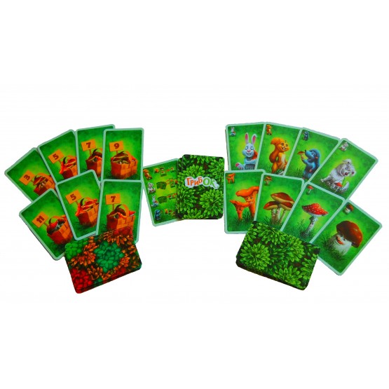 Компактна весела карточна гра Гриб-ОК для компанії, кращий подарунок дітям